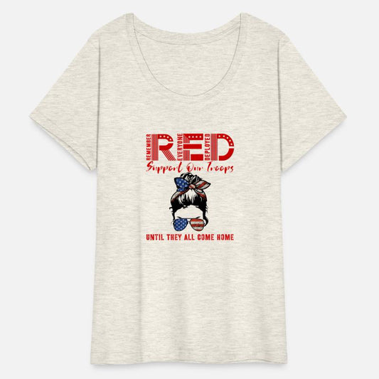 On Friday We Wear Red Friday Military Support Troo