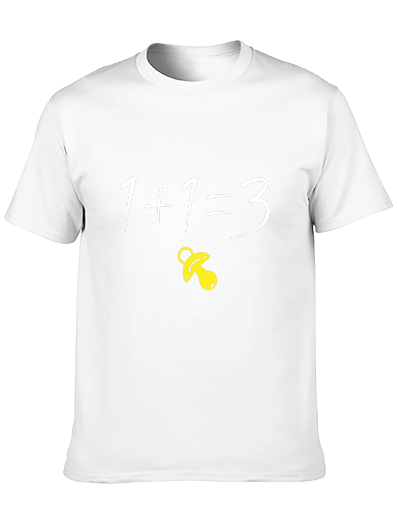 Funny Pregnancy T-Shirt: 1+1=3