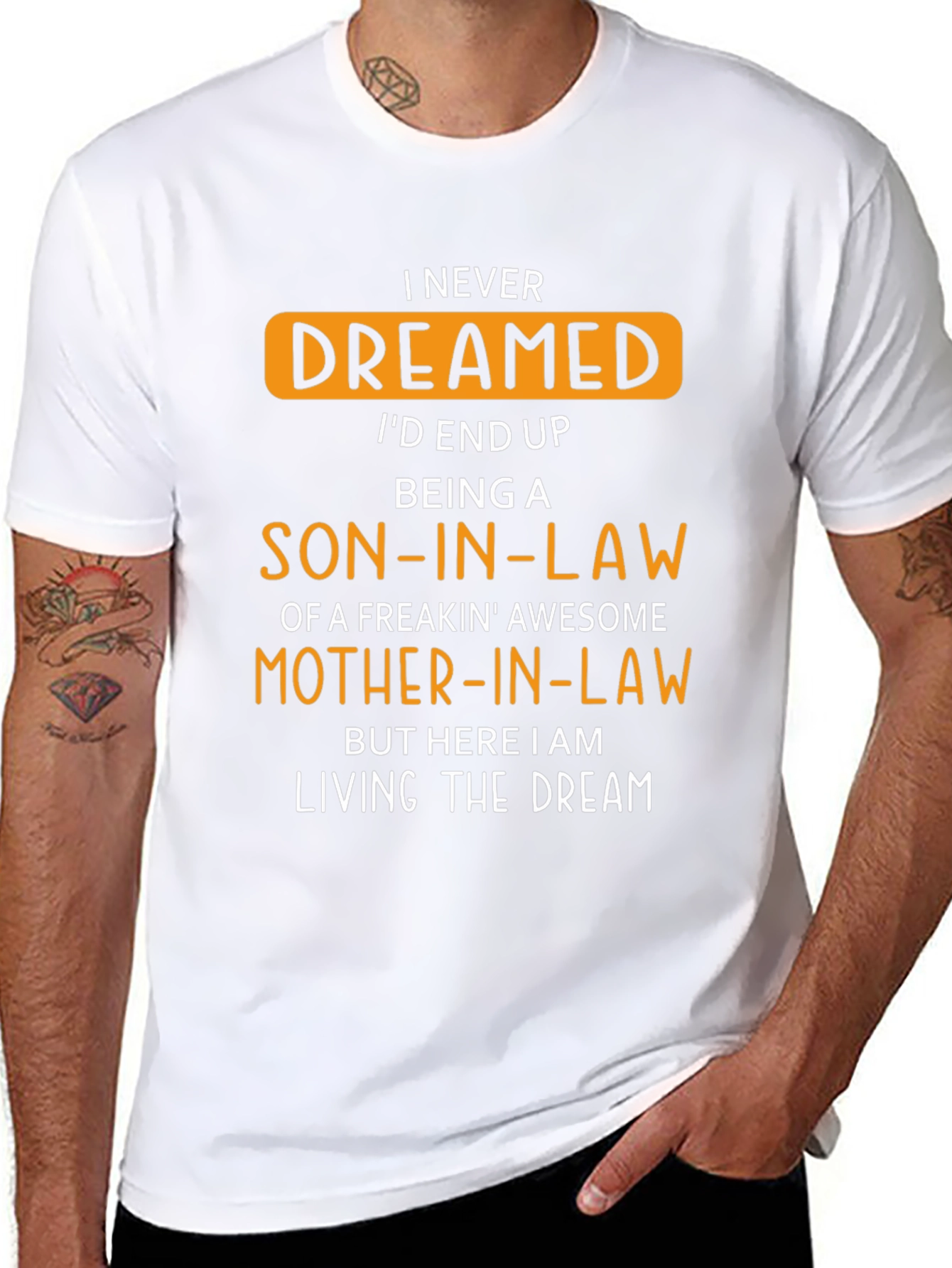 Funny Son-in-Law Freakin Awesome Mother-in-Law T-Shirt