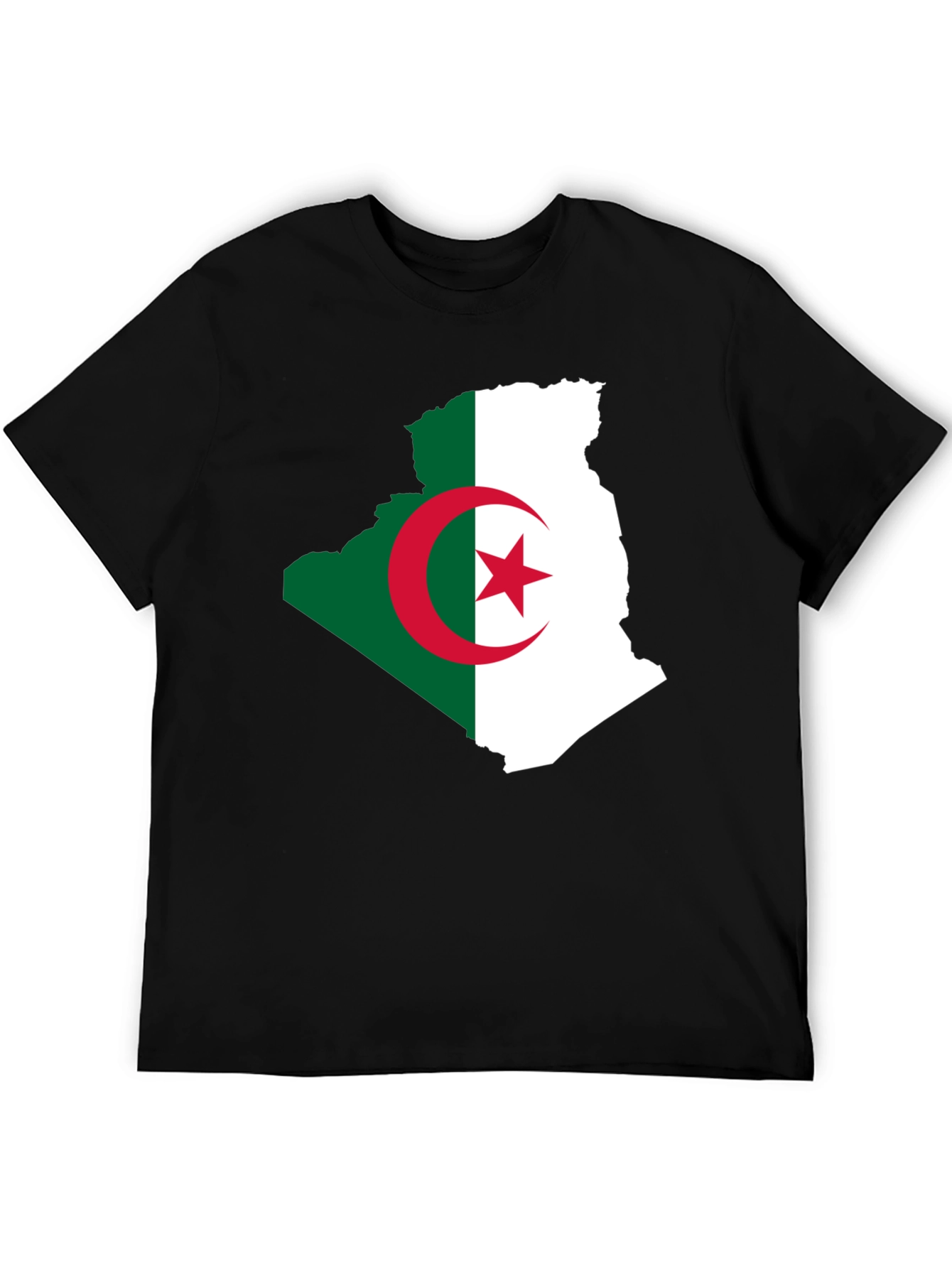 Algeria Flag Map T-Shirt - Stylish National Pride