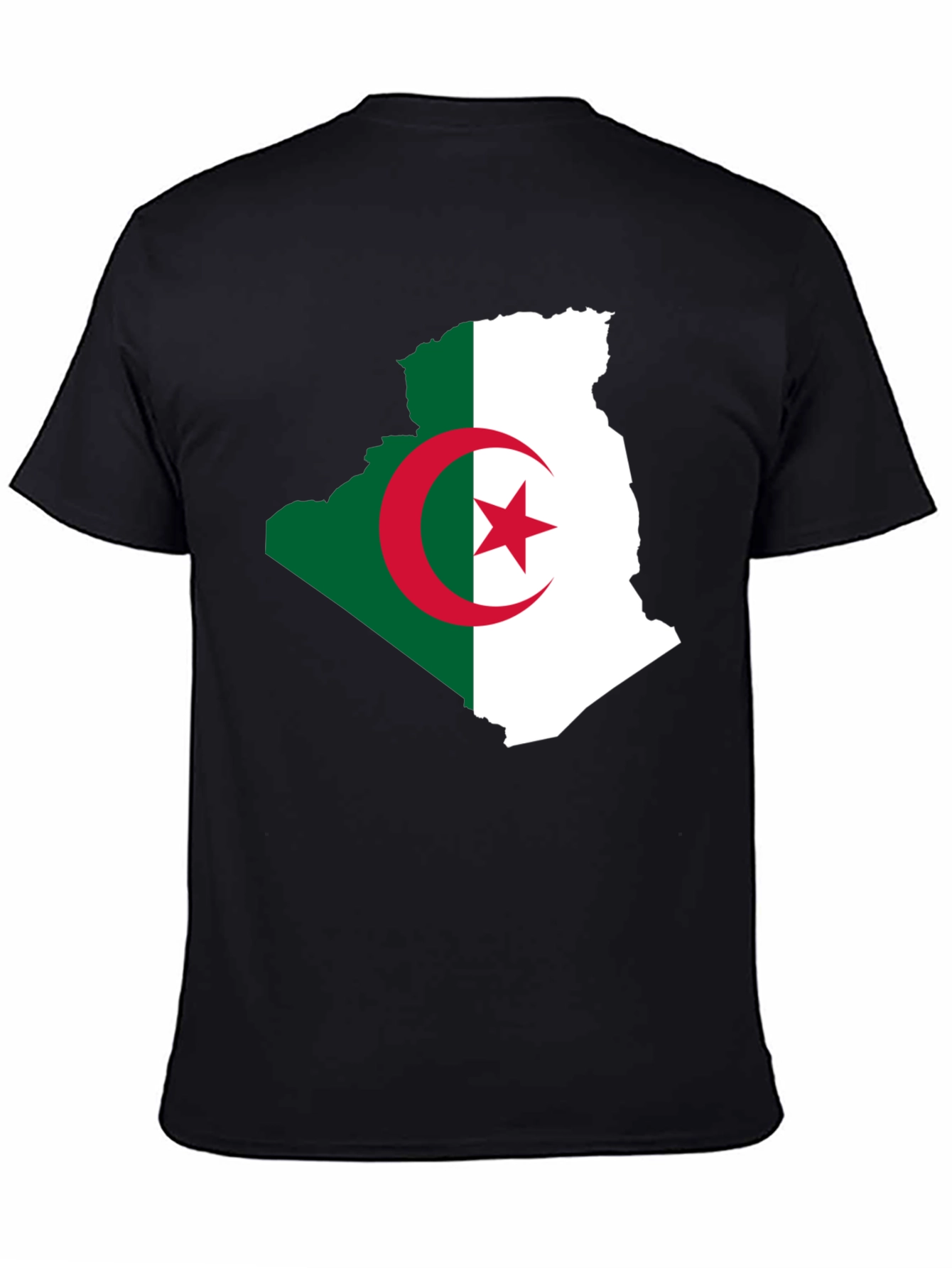 Algeria Flag Map T-Shirt - Stylish National Pride