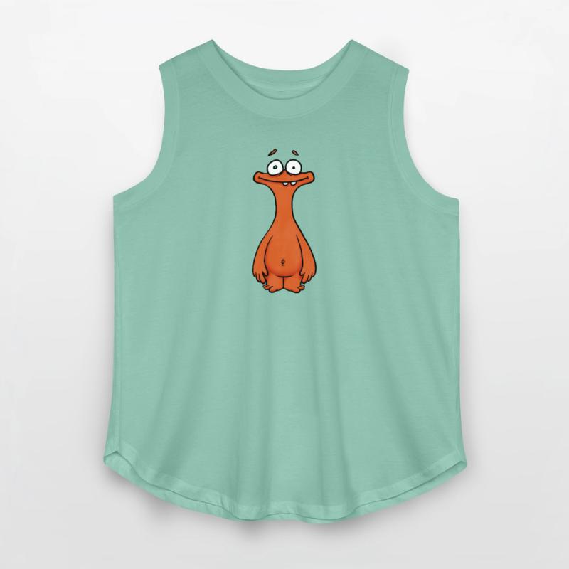 Orange Cartoon Creature