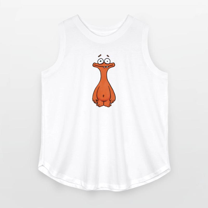 Orange Cartoon Creature