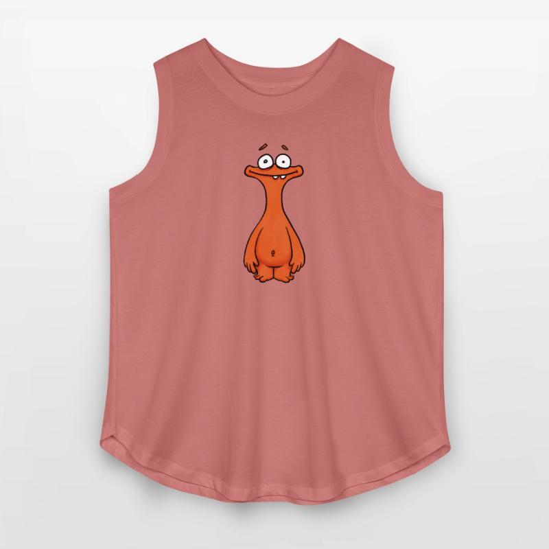 Orange Cartoon Creature