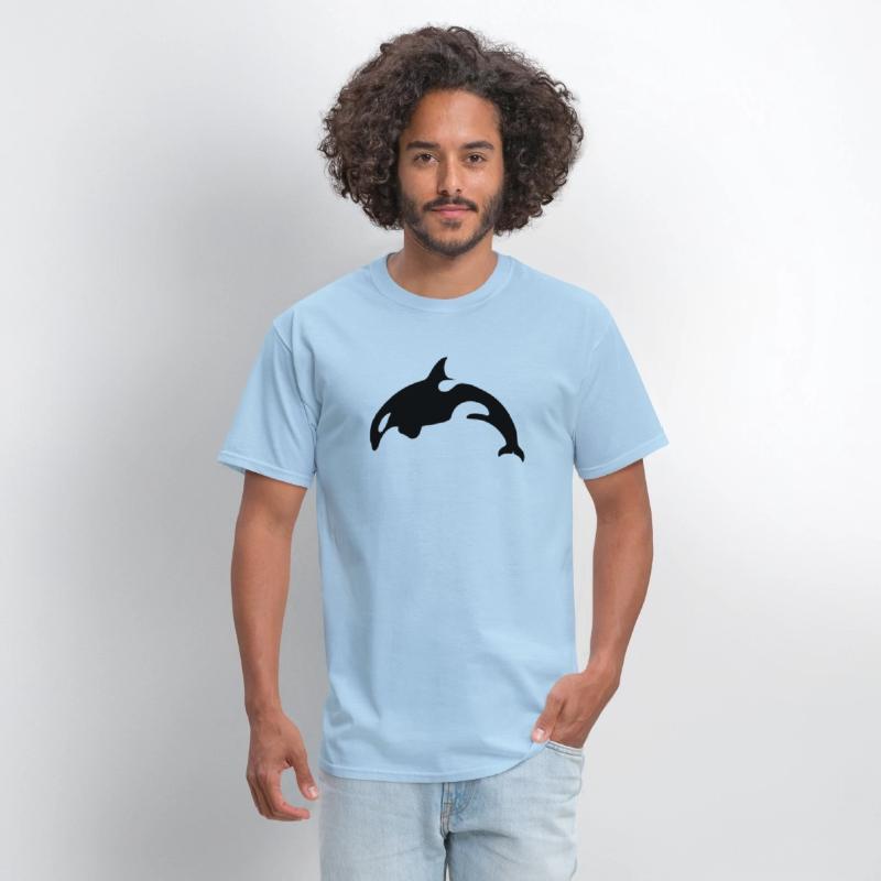 Orca Killer Whale Black Silhouette Artwork