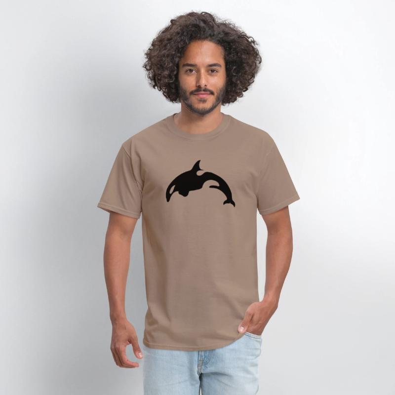 Orca Killer Whale Black Silhouette Artwork