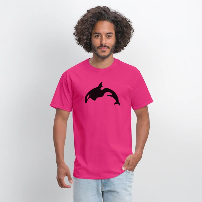 Orca Killer Whale Black Silhouette Artwork