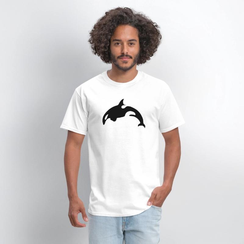 Orca Killer Whale Black Silhouette Artwork