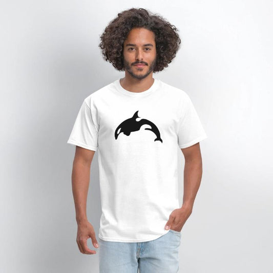 Orca Killer Whale Black Silhouette Artwork