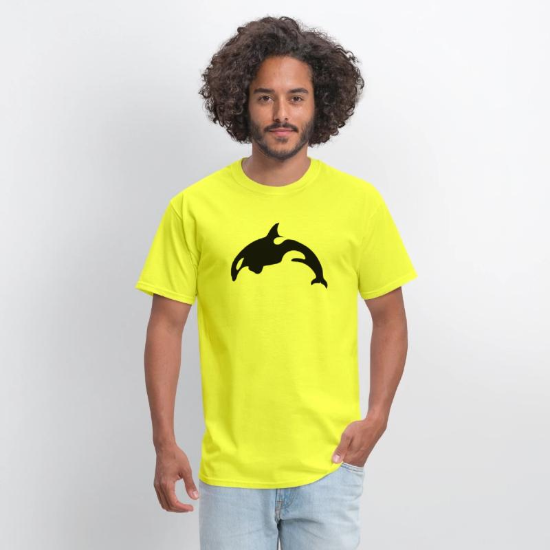 Orca Killer Whale Black Silhouette Artwork