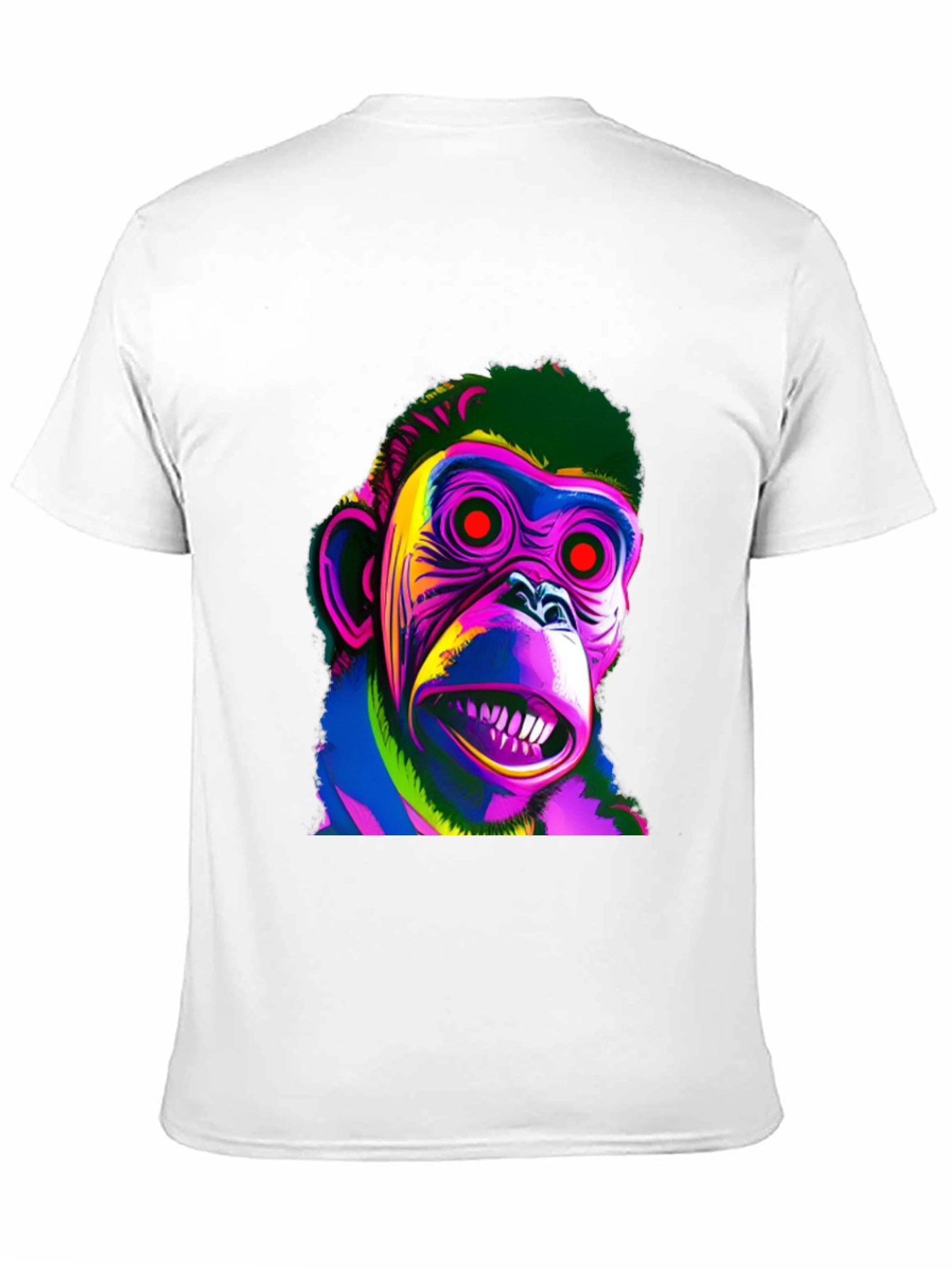 Psychedelic Monkey Graphic T-Shirt
