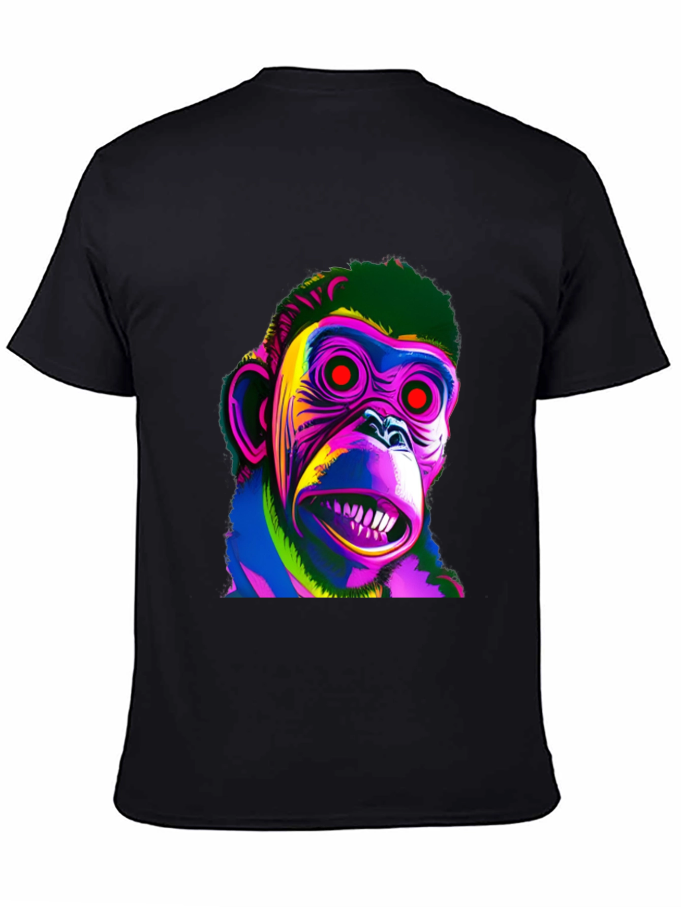 Psychedelic Monkey Graphic T-Shirt