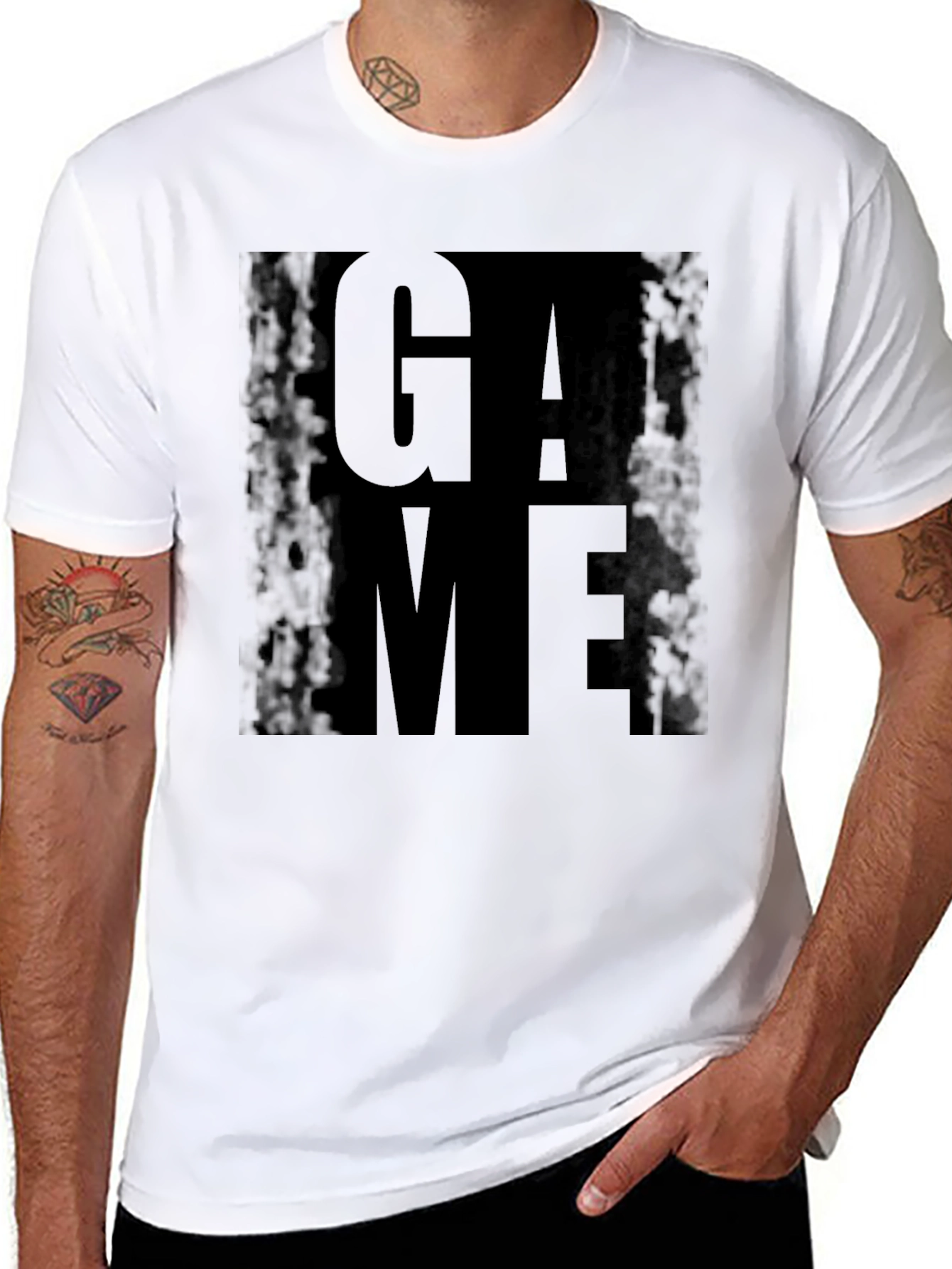 Game T-Shirt - Black Graphic Tee
