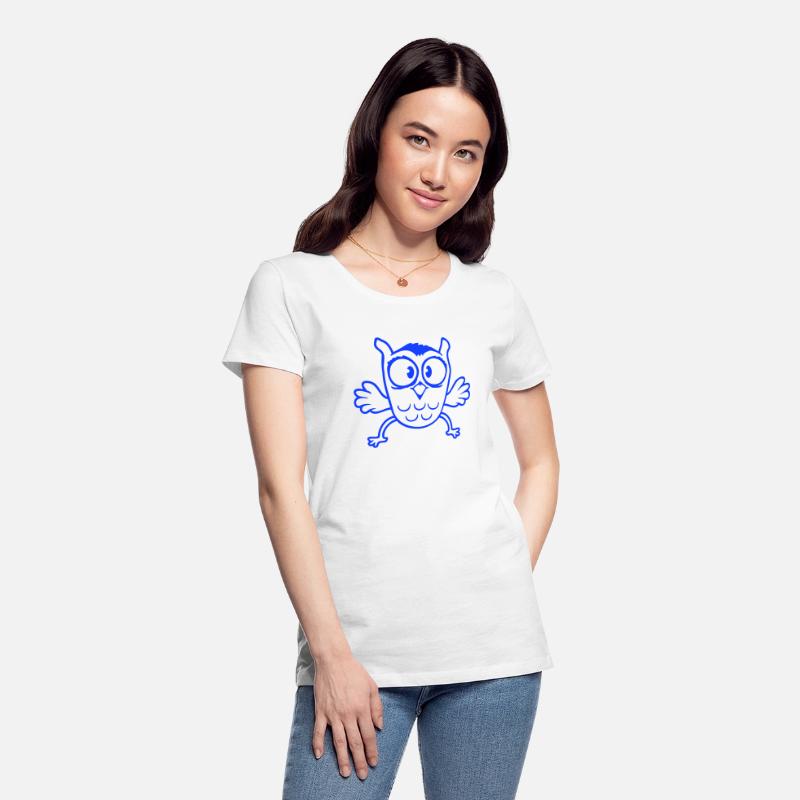 Owl jumps funny jumping jack flies flutters happy