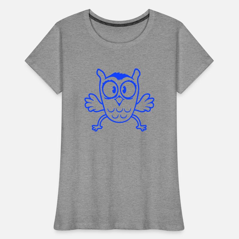 Owl jumps funny jumping jack flies flutters happy