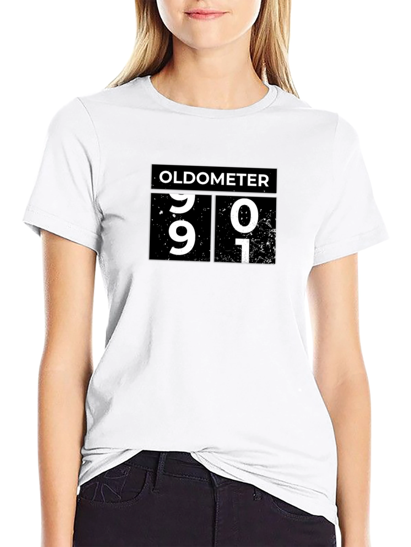 90 + 1 Birthday Oldometer T-Shirt