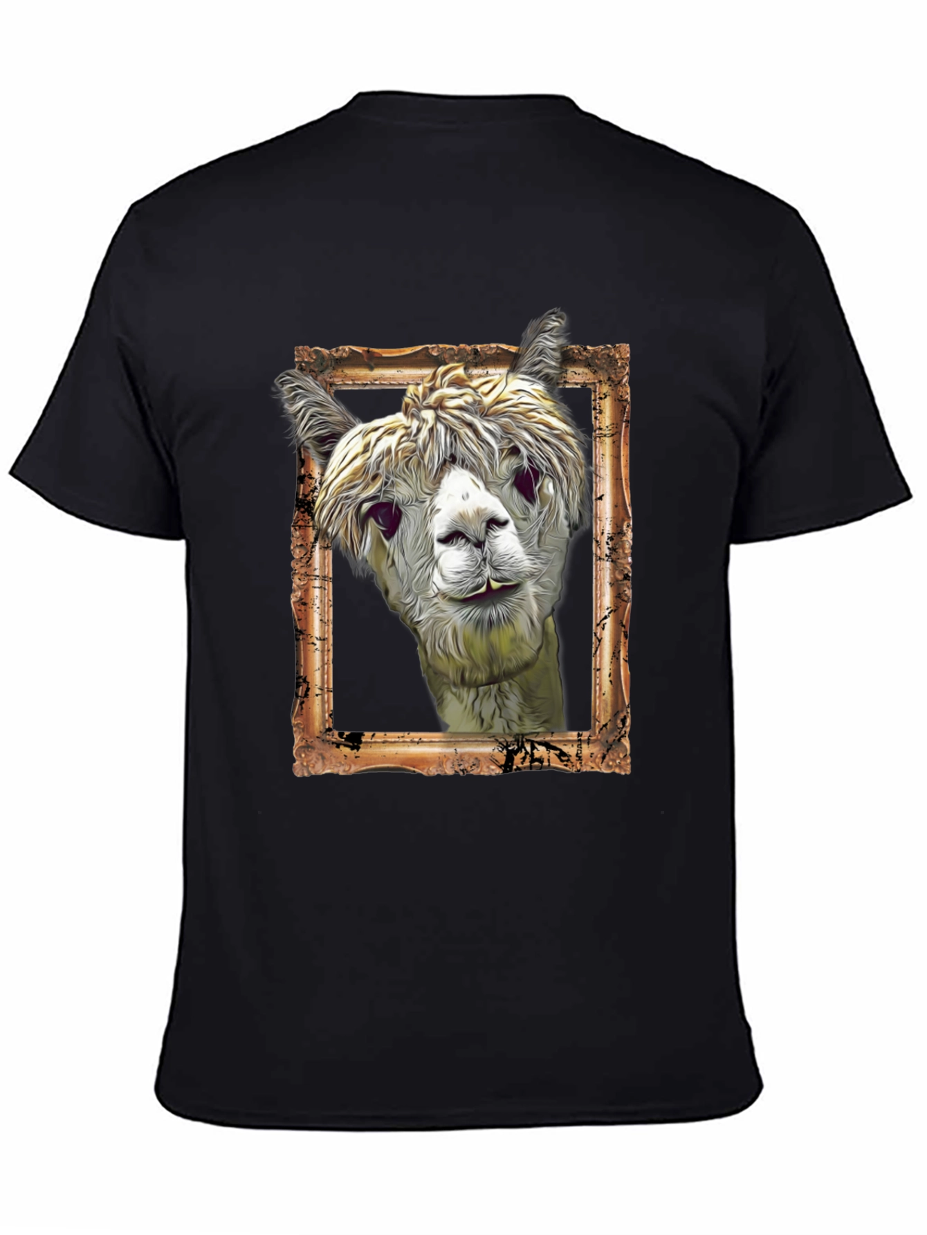 Alpaca Portrait Graphic Tee - Unique & Stylish