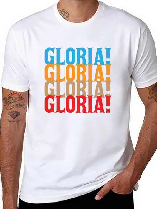Gloria! Retro Style Mens Graphic T-Shirt