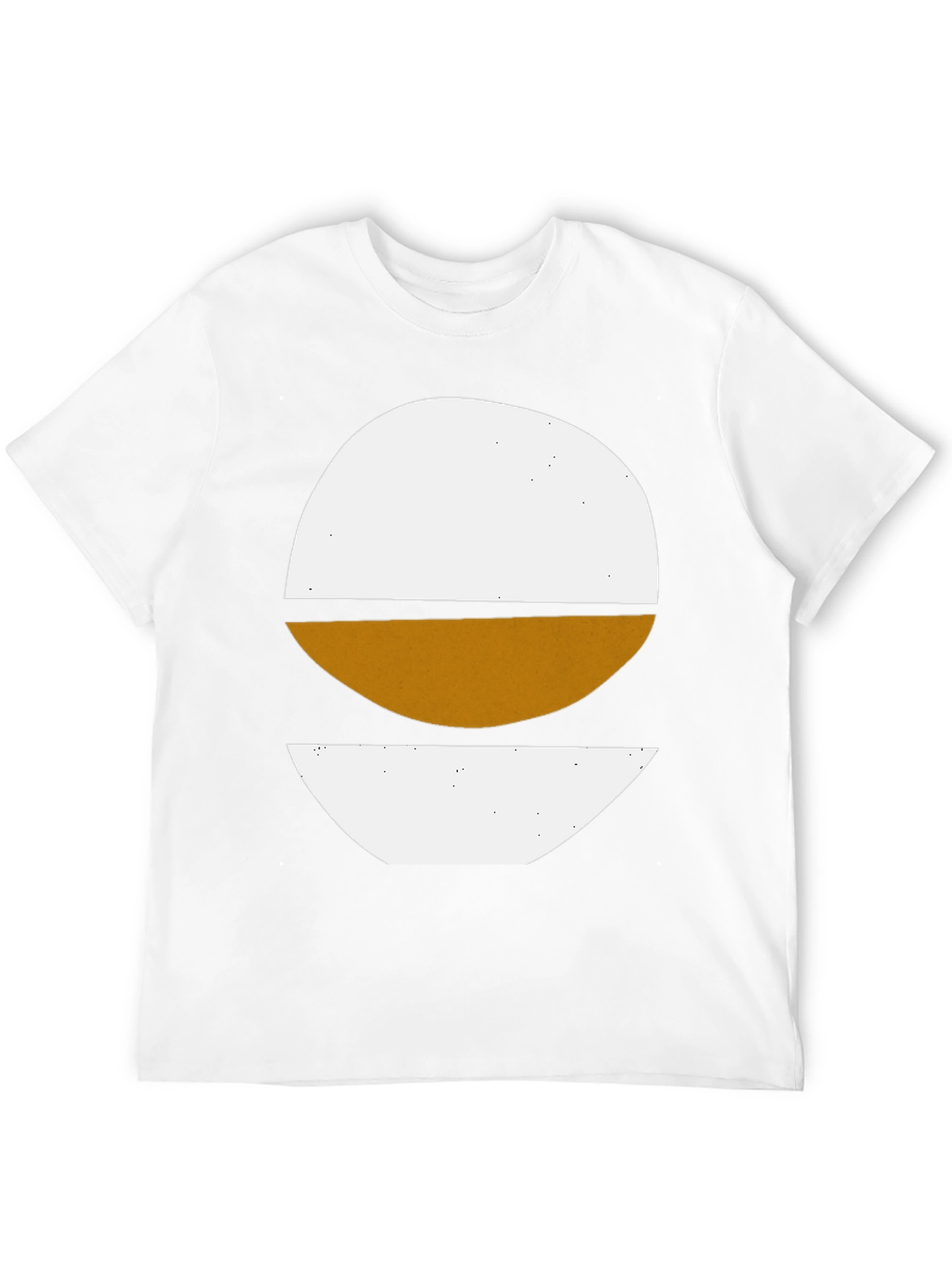 Abstract Graphic Tee - Modern Art Black T-Shirt