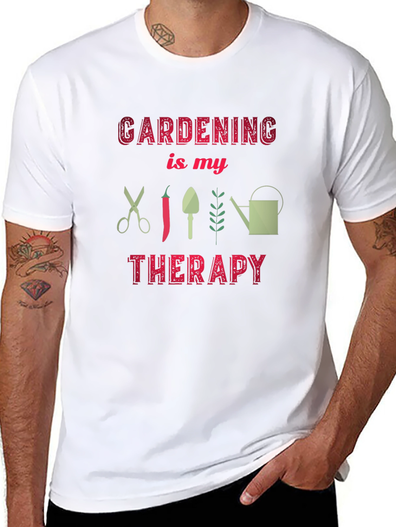 Gardening is My Therapy Graphic Tee