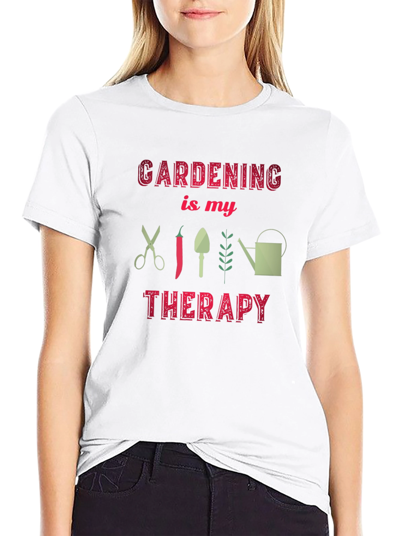 Gardening is My Therapy Graphic Tee