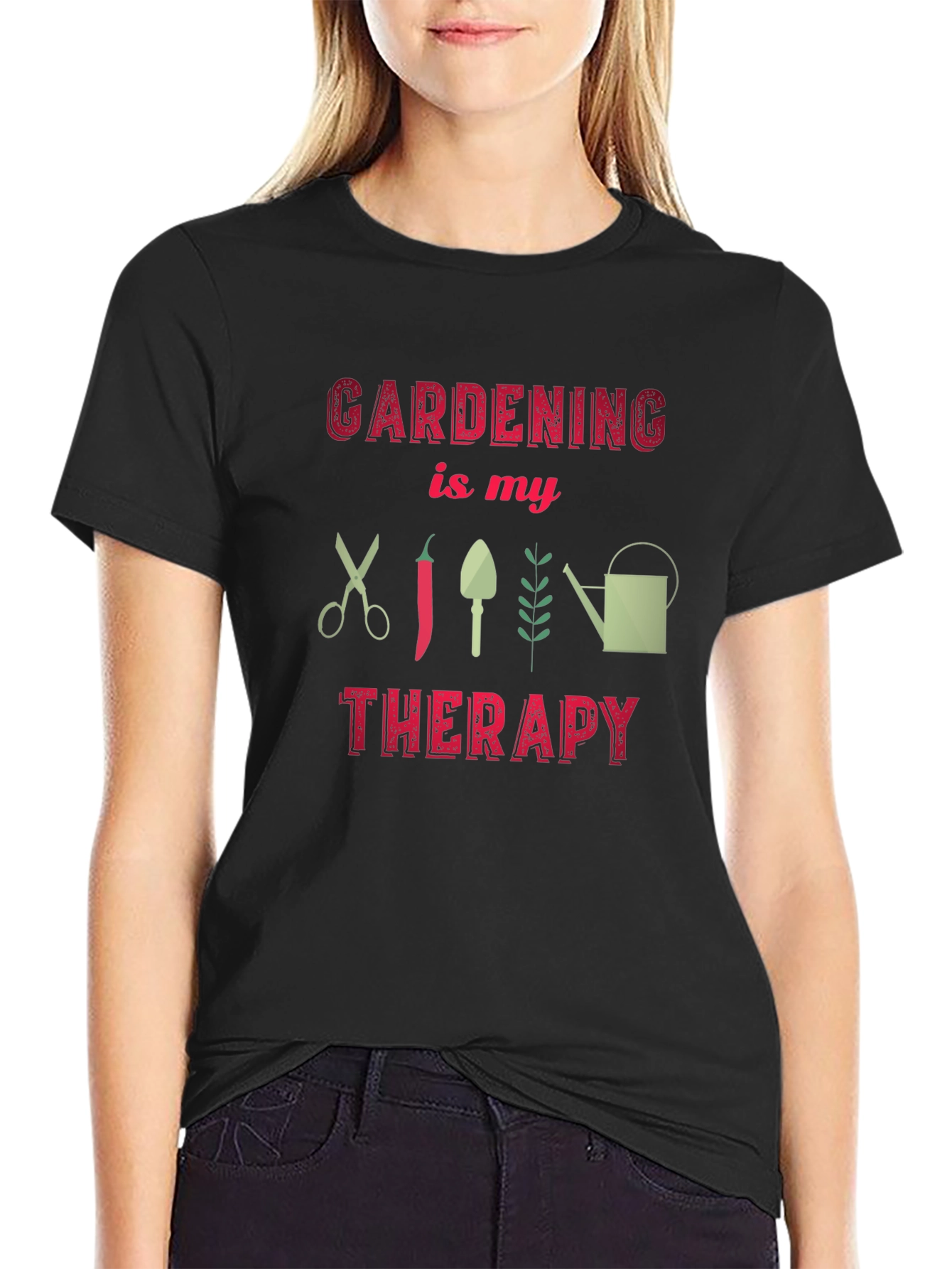 Gardening is My Therapy Graphic Tee