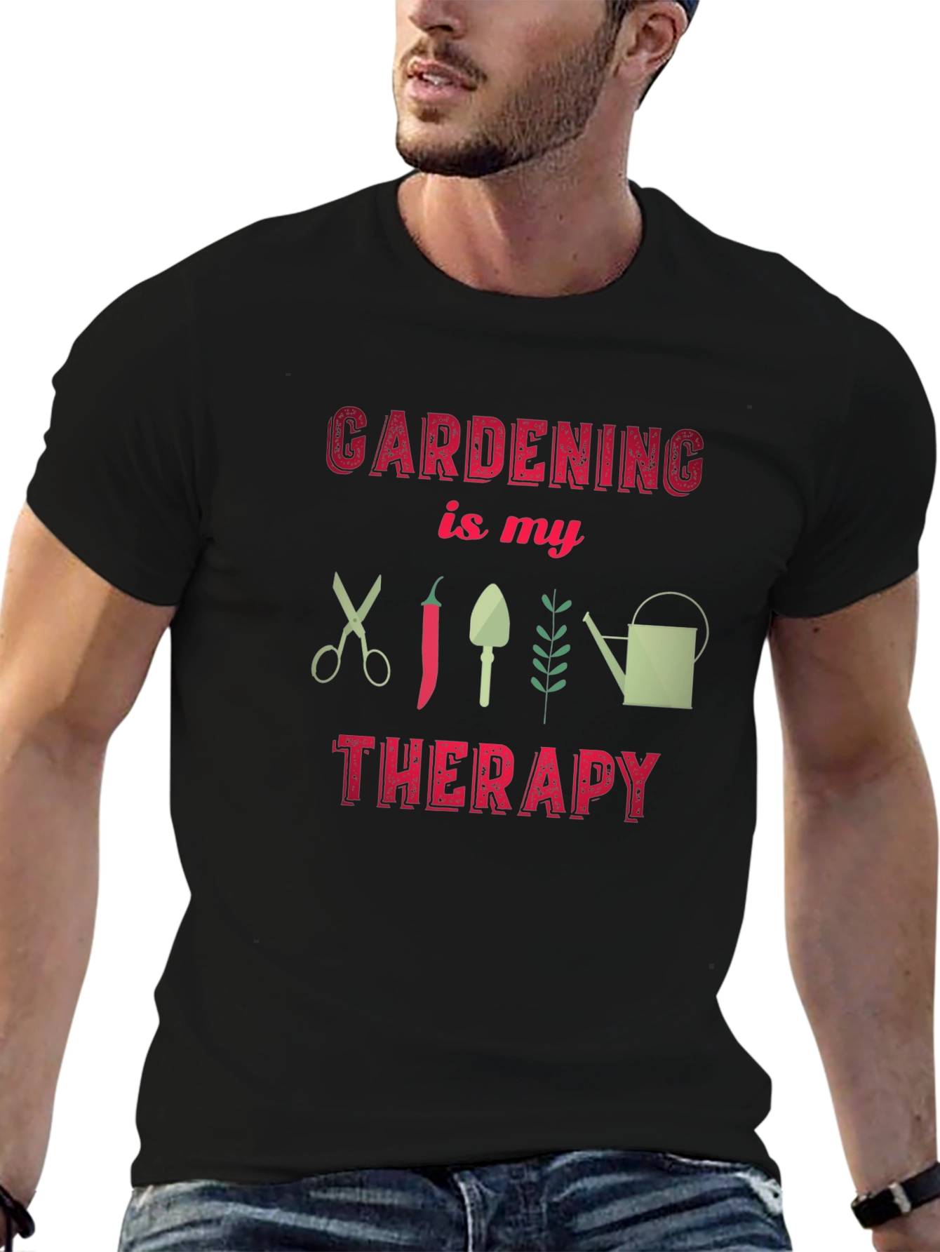 Gardening is My Therapy Graphic Tee