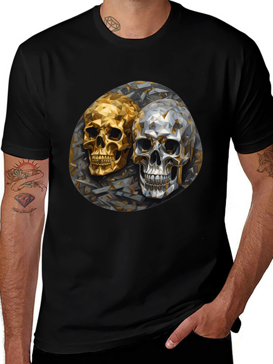 Geometric Skull Graphic Tee