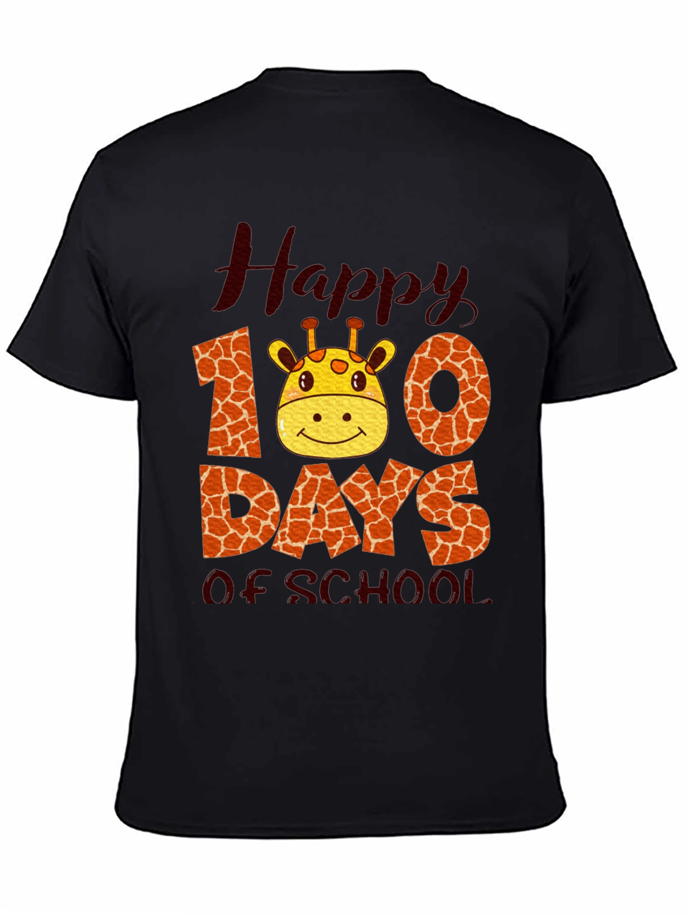 Happy 100 Days of School Giraffe T-Shirt