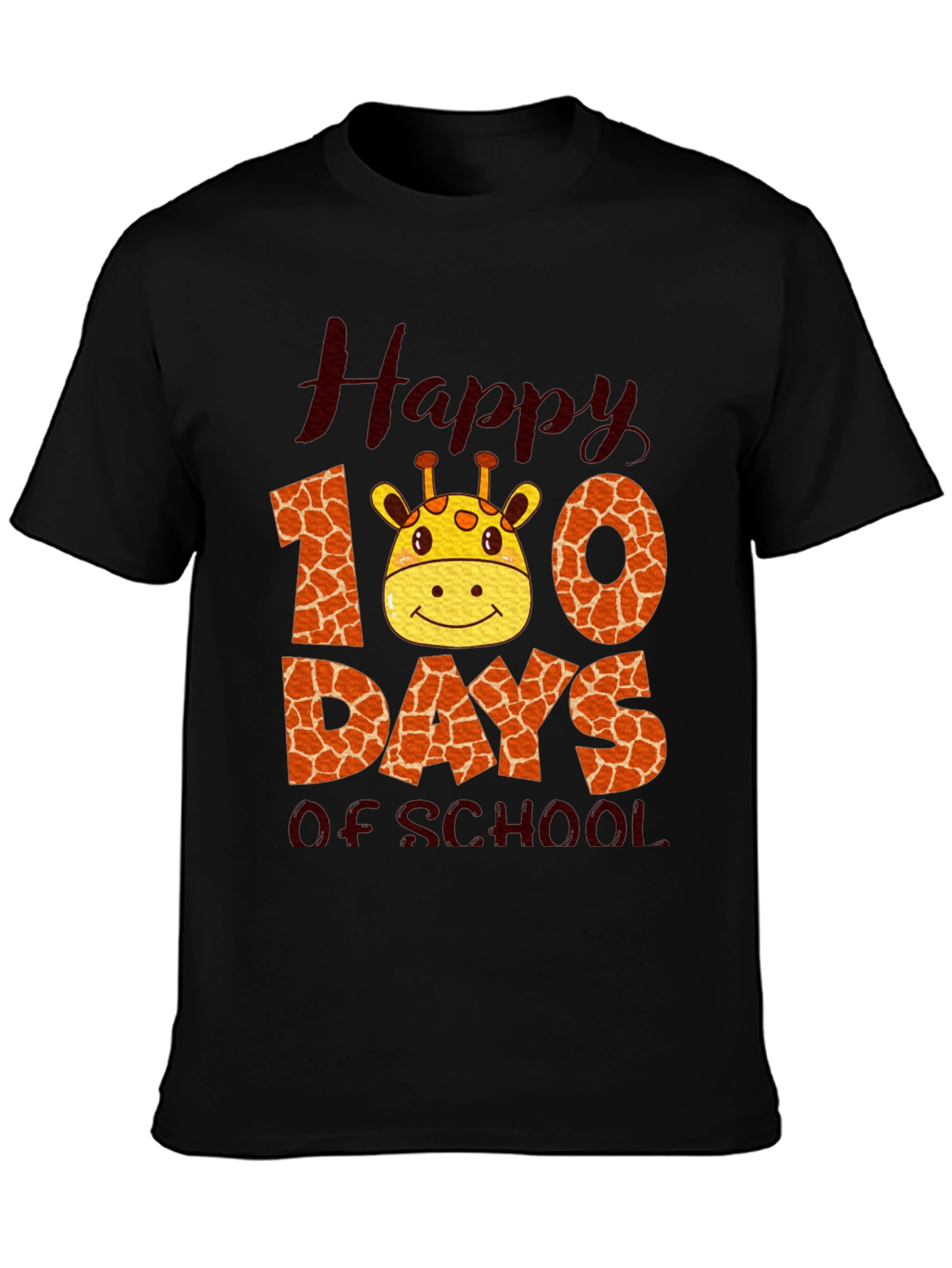 Happy 100 Days of School Giraffe T-Shirt