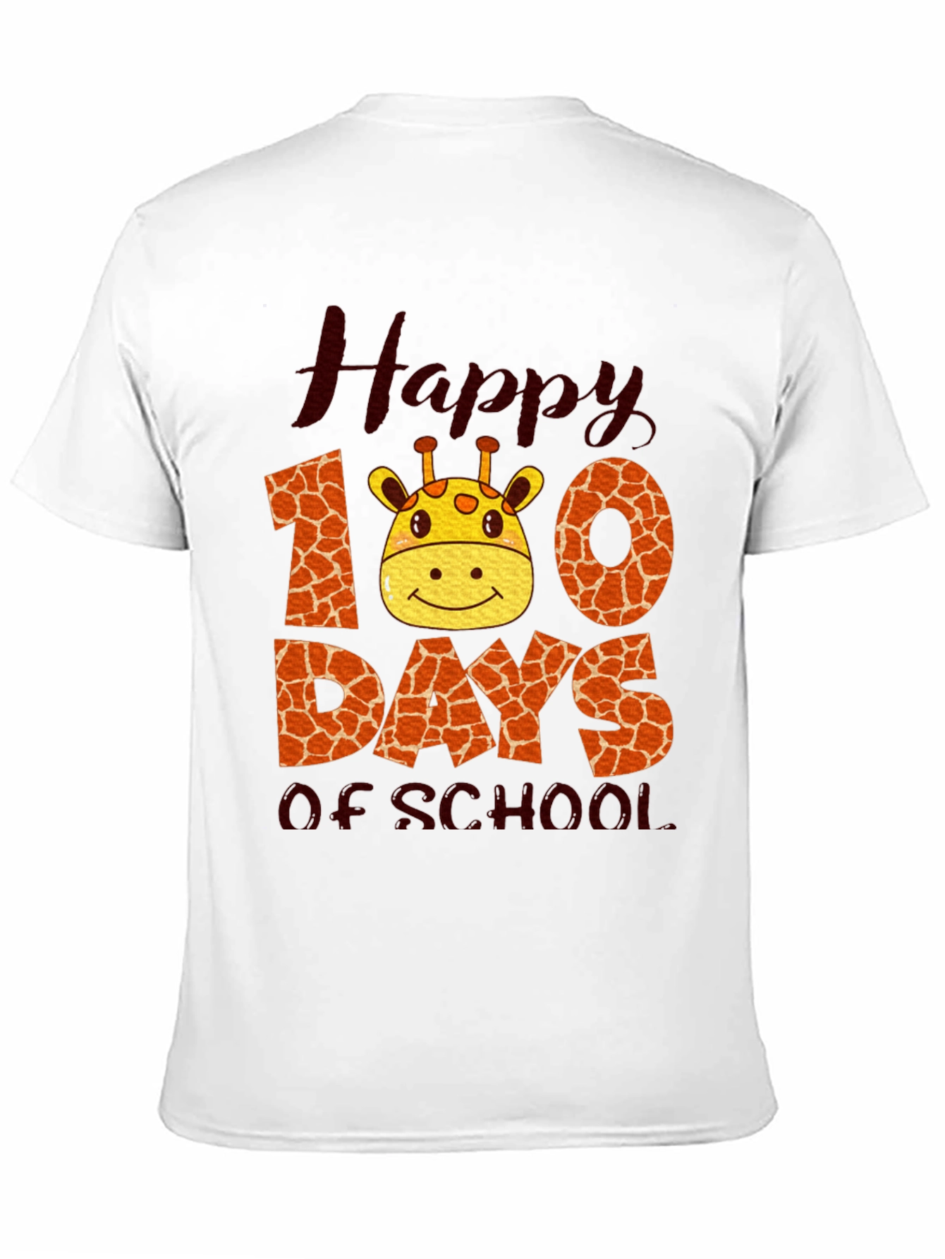 Happy 100 Days of School Giraffe T-Shirt