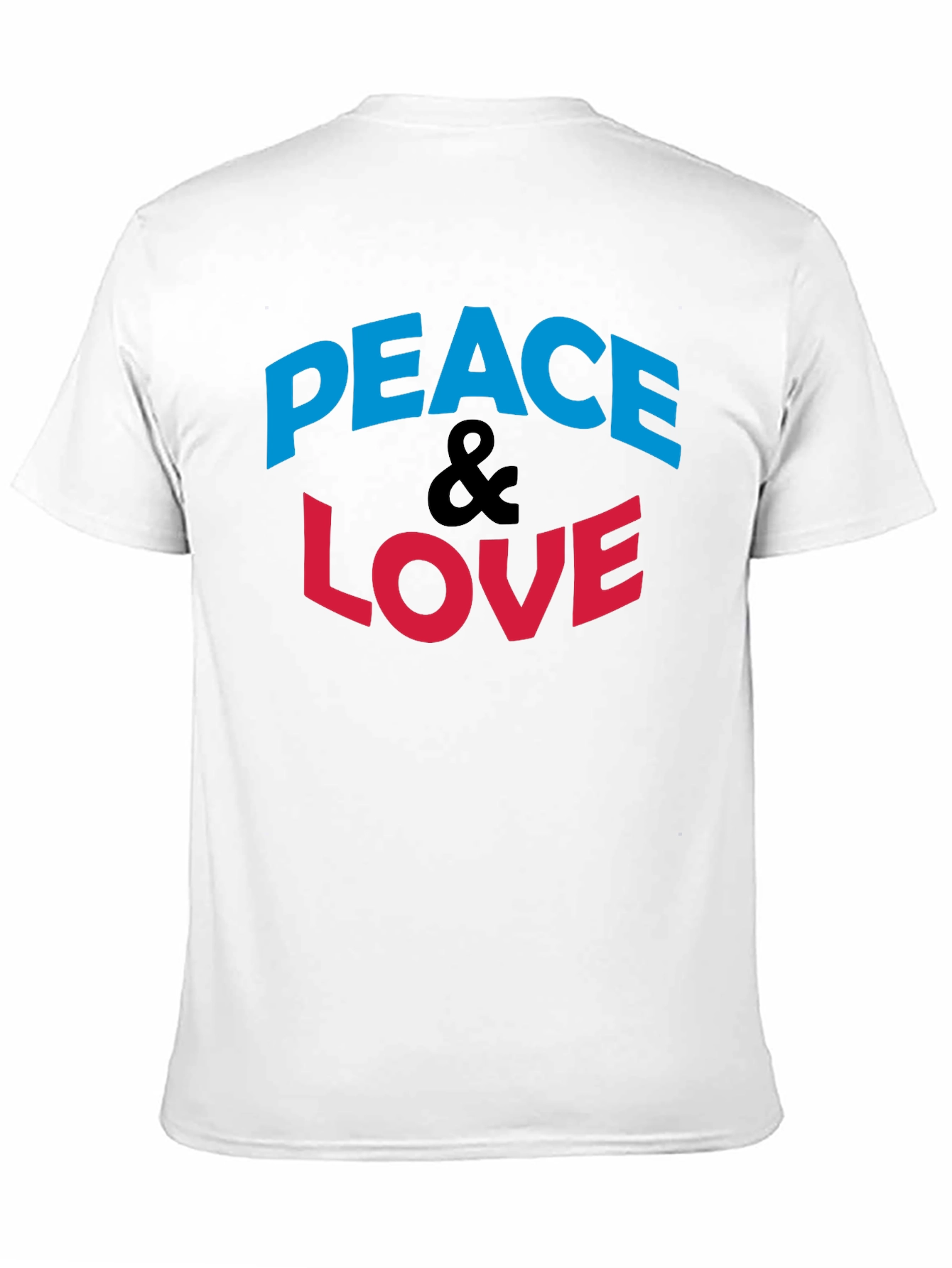 Peace & Love Graphic Print T-Shirt