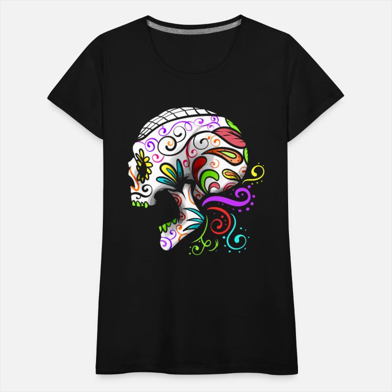 Painted Sugar Skull For Dia De Los Muertos Day Of