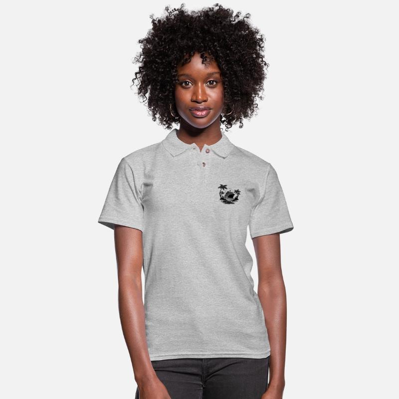 Palm Trees With Cruise Ship At Sunset