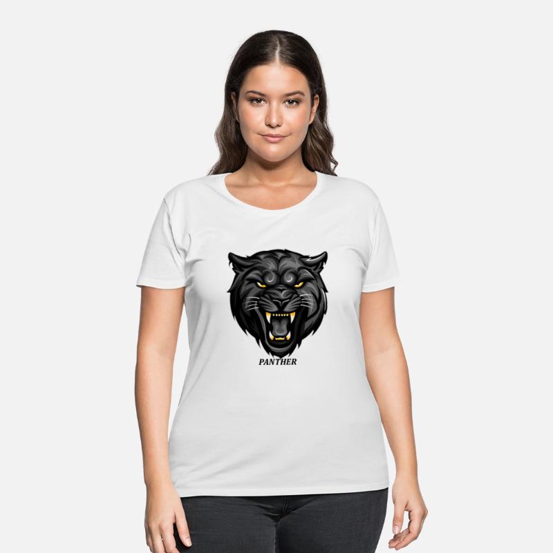 Panther roaring head muzzle vector mascot icon