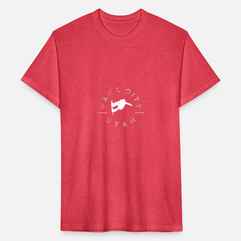 Park City Utah Vintage Retro Snowboarding Gift Tee