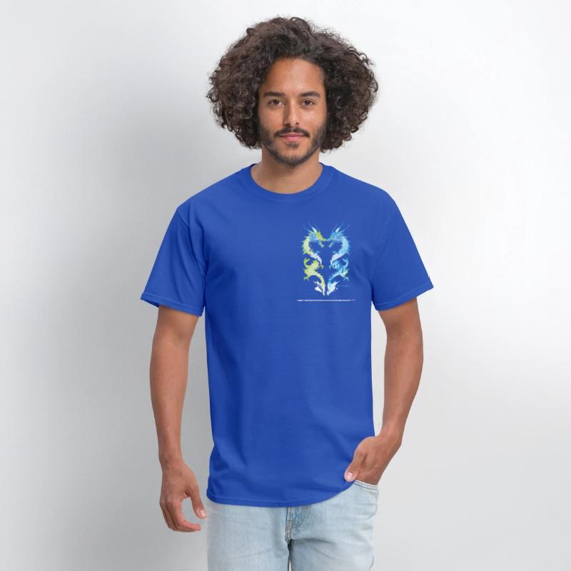 Pastel Dueling Dragons