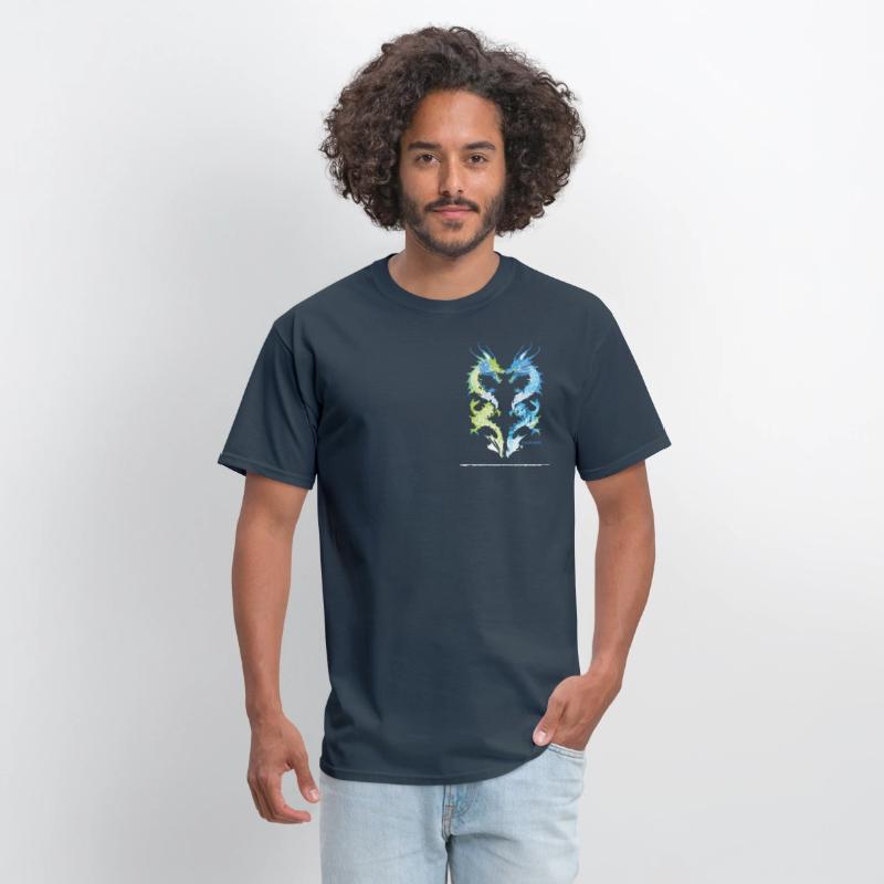 Pastel Dueling Dragons