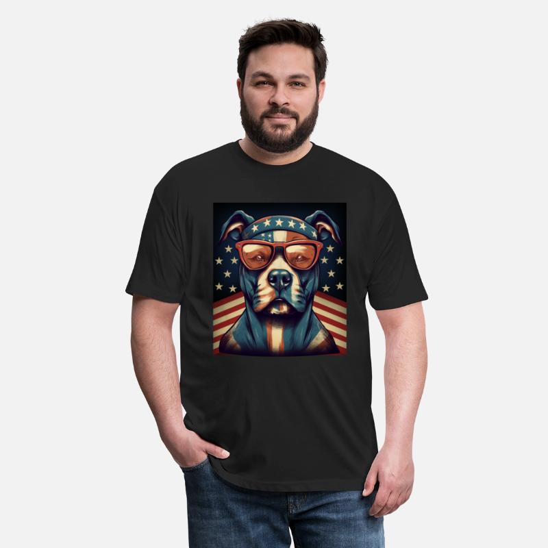 Patriot Pitbull American Flag Pitbull Patriotic