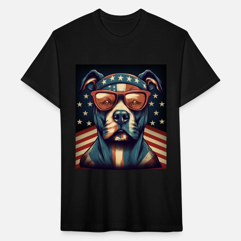 Patriot Pitbull American Flag Pitbull Patriotic