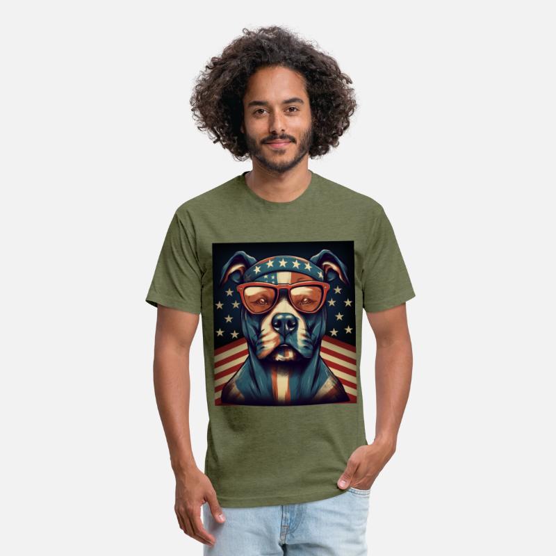 Patriot Pitbull American Flag Pitbull Patriotic