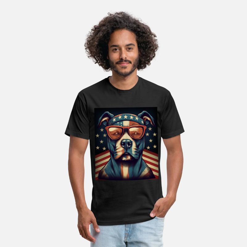 Patriot Pitbull American Flag Pitbull Patriotic