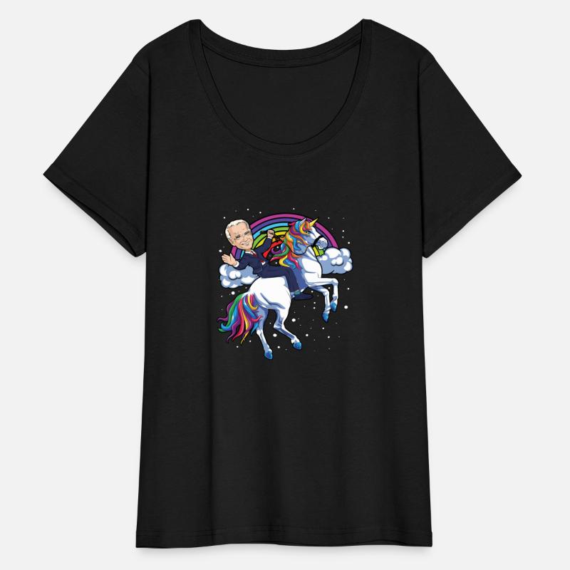 Patriotic 4th Of July Joe Biden Riding Unicorn