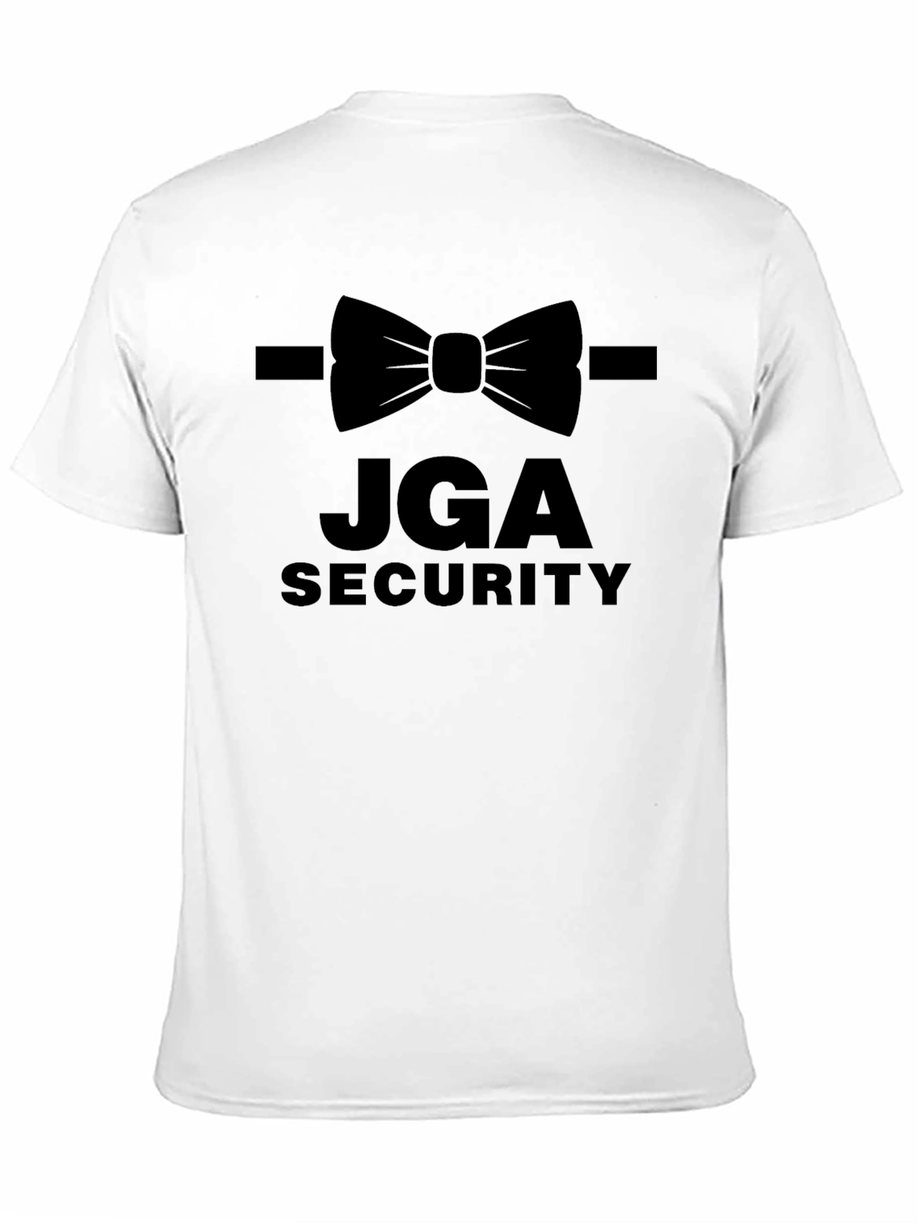 JGA Security Bowtie T-Shirt - Classic Black Tee