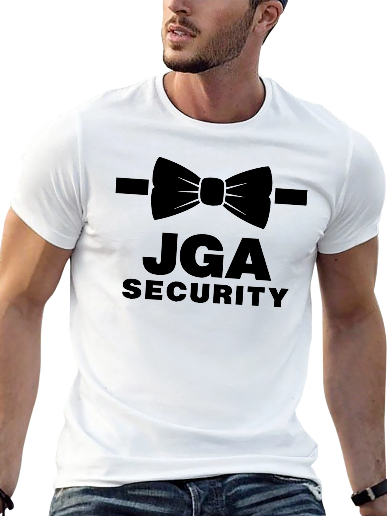 JGA Security Bowtie T-Shirt - Classic Black Tee