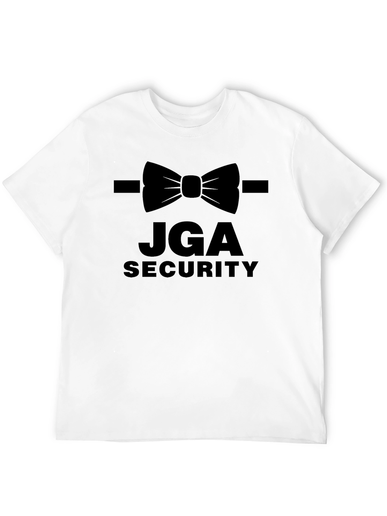 JGA Security Bowtie T-Shirt - Classic Black Tee