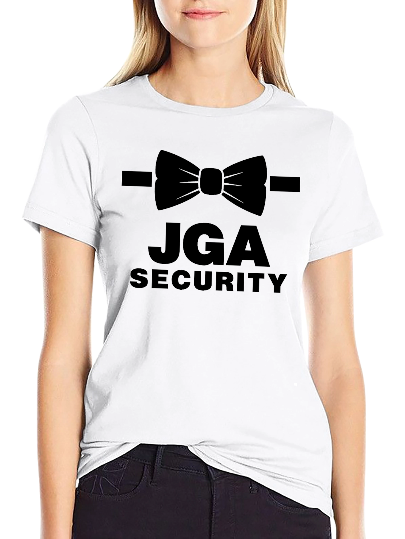 JGA Security Bowtie T-Shirt - Classic Black Tee