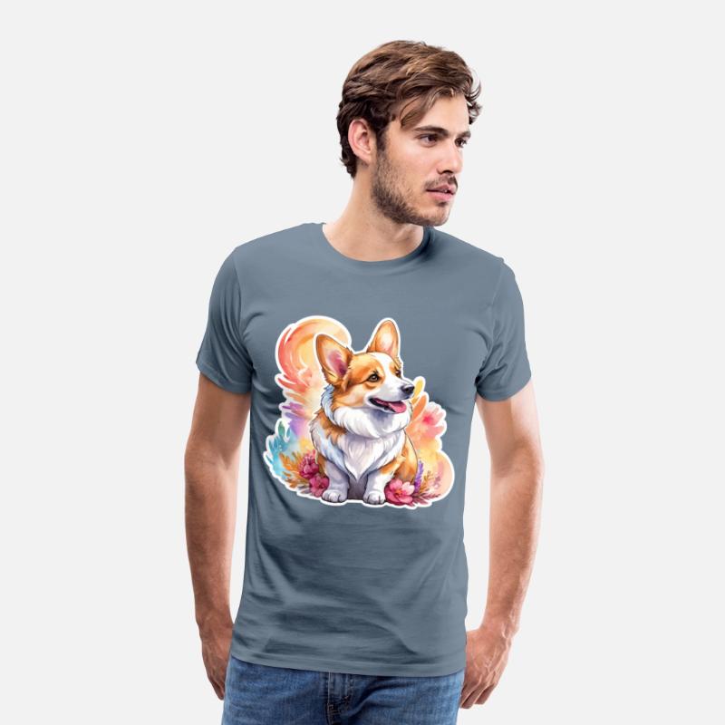 Pembroke Welsh Corgi Watercolor