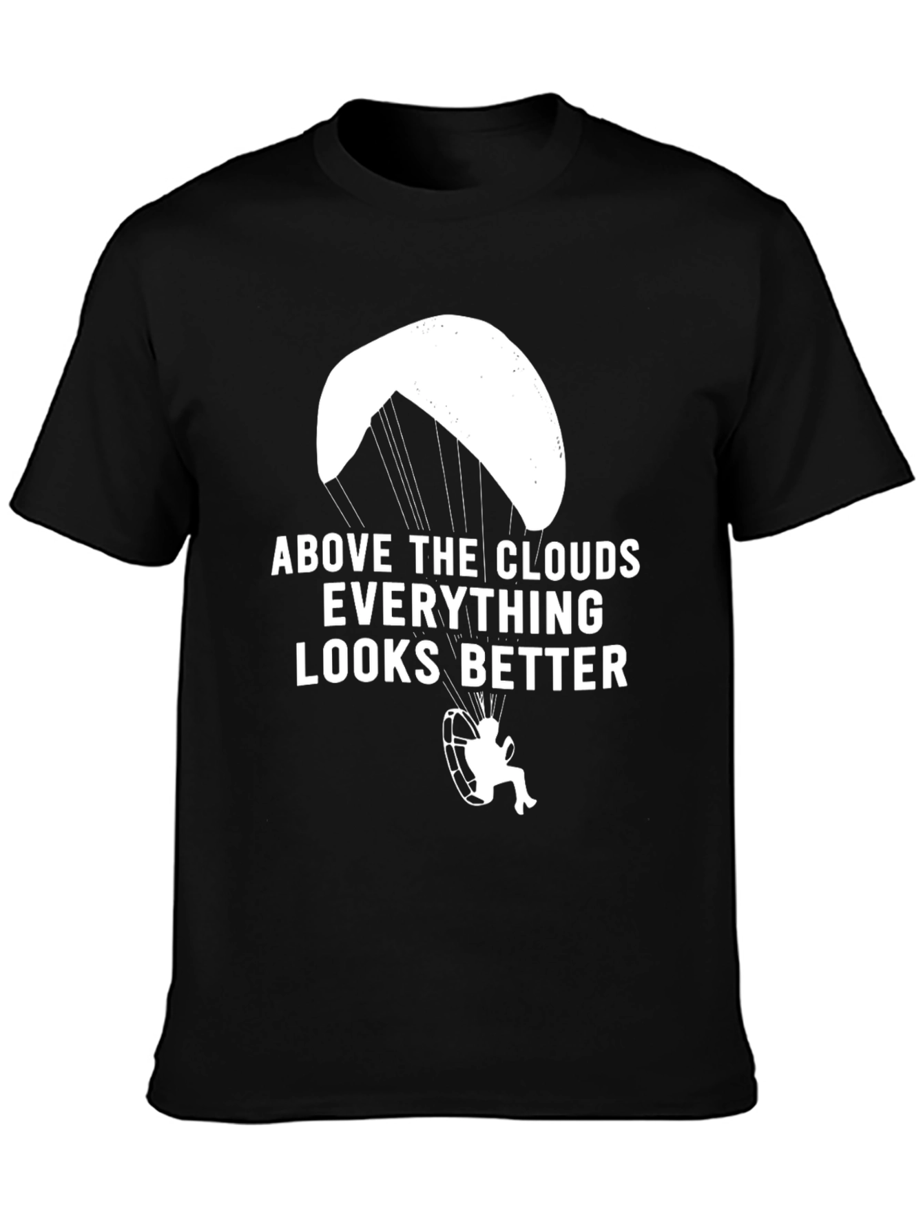 Above The Clouds T-Shirt: Paramotor Design