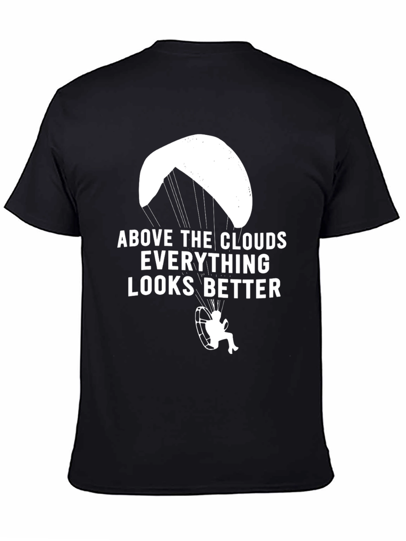 Above The Clouds T-Shirt: Paramotor Design
